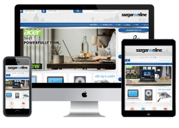 ساخت وب سایت فروشگاه اینترنتی سازگار آنلاین