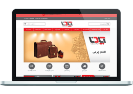نمونه طراحی وب سایت فروشگاهی
